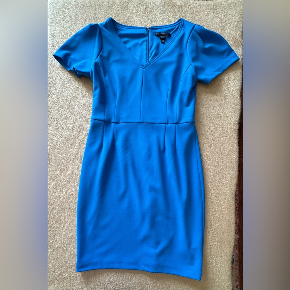 Maggy London Vibrant Blue Mini Dress
